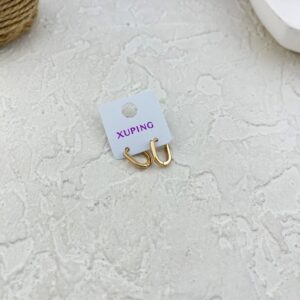 گوشواره زنانه ژوپینگ مدل حلقه کلیپسی کد E6095