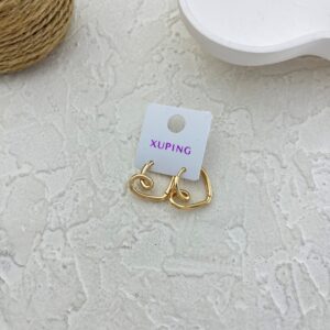 گوشواره زنانه ژوپینگ مدل قلب کد E6072