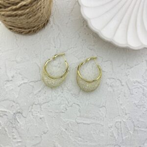 گوشواره زنانه مدل توری کد E6055