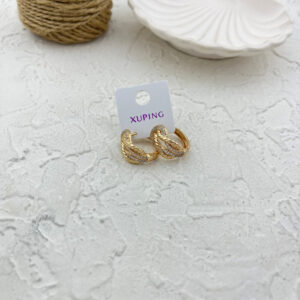 گوشواره زنانه ژوپینگ مدل جواهری کد E6007