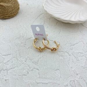 گوشواره زنانه ژوپینگ مدل گره کد E5957