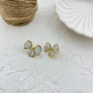 گوشواره زنانه میناکاری مدل پاپیون کد E5781