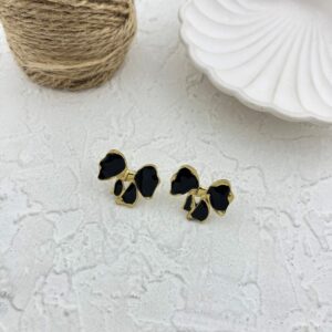 گوشواره زنانه میناکاری مدل پاپیون کد E5780