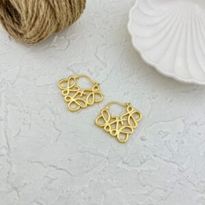 گوشواره زنانه مدل لووه کلیپسی کد E5649