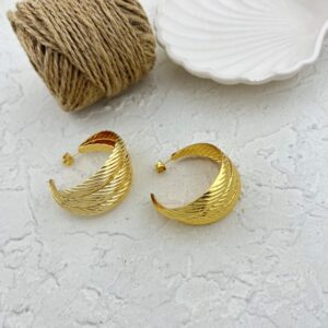 گوشواره زنانه مدل حلقه کد E5708