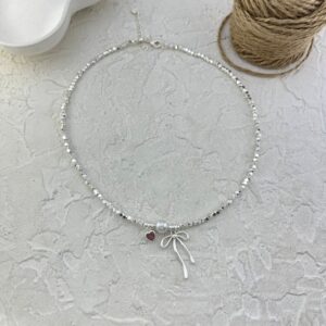 گردنبند زنانه مدل پاپیون کد N5191