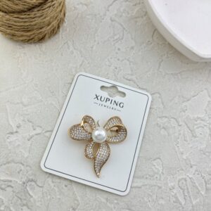 گل سینه زنانه ژوپینگ مدل پاپیون کد G4163