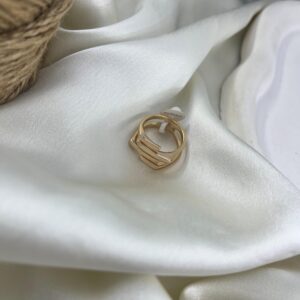 انگشتر زنانه ژوپینگ مدل خطی کد R51848