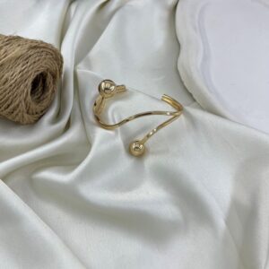 بنگل زنانه مینیمال مدل توپی کد B5521