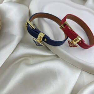 دستبند زنانه چرمی مدل پرادا کد B5537