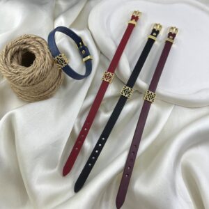 دستبند زنانه چرمی مدل لووه کد B5538