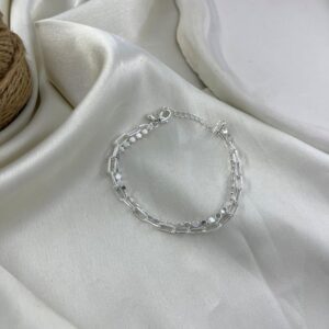 بنگل زنانه مینیمال مدل تیفانی کد B5525