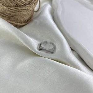 انگشتر زنانه مدل خط کد R51827