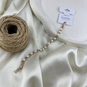 دستبند زنانه ژوپینگ مدل جواهری مروارید کد B5550