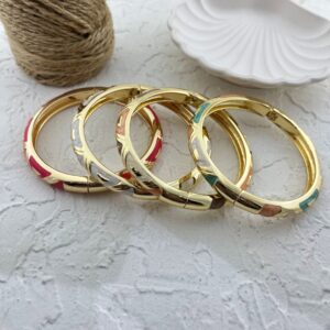 بنگل زنانه مدل میناکاری کد B5146