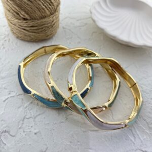 بنگل زنانه مدل میناکاری کد B5232