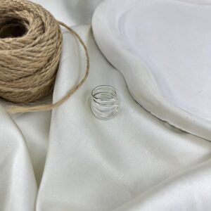 انگشتر زنانه مدل پیچ حلقه ای کد R51792