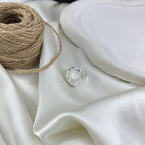 انگشتر زنانه مدل دایره ای آینه ای کد R51795